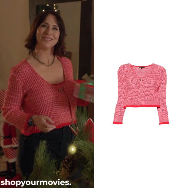 The Holiday Junkie: Andie’s Pink Cardigan Top Set