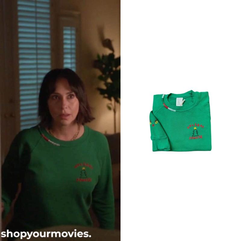The Holiday Junkie: Andie’s Embroidery Sweatshirt