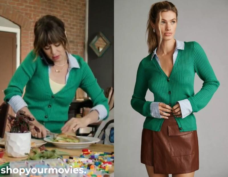 F*ck Valentines Day: Tricia’s Green Layered Cardigan