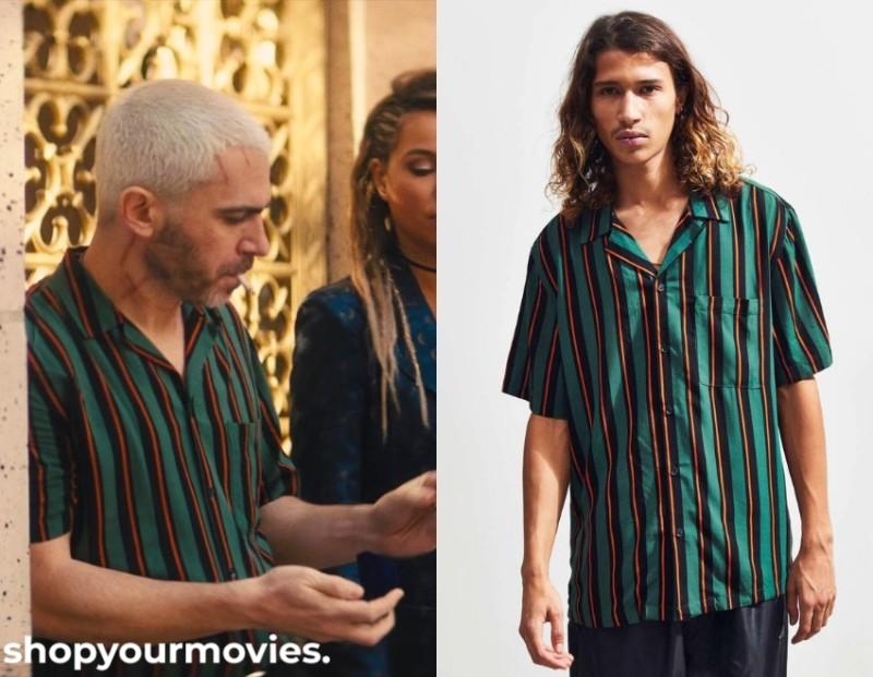Birds of Prey: Victor’s Striped Short Sleeve Shirt