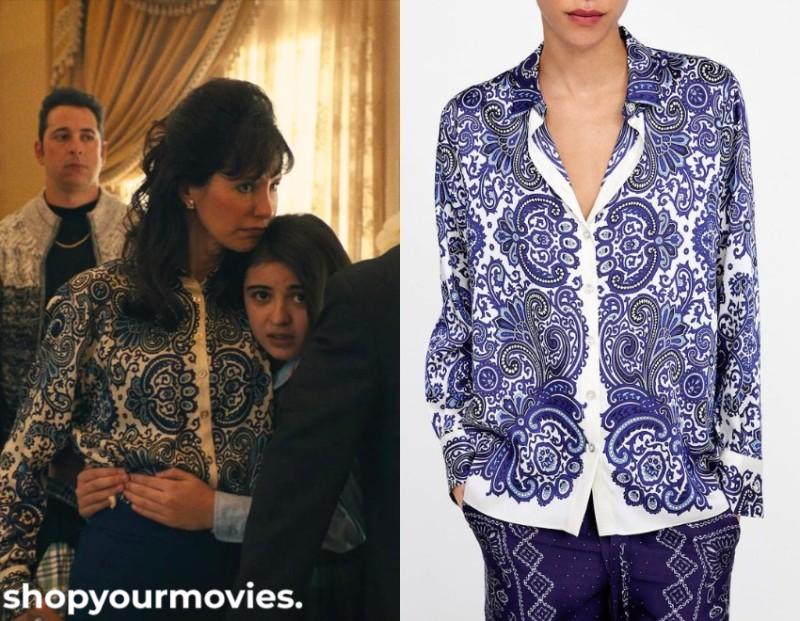 Birds of Prey: Maria’s Paisley Print Button Down Shirt