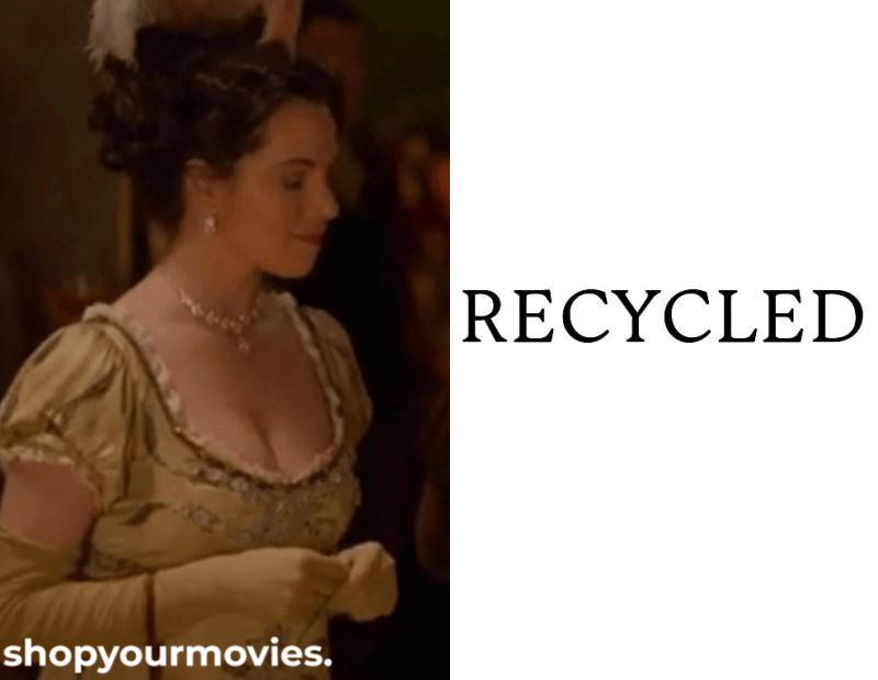An American in Austen: Caroline’s Cream Dress with Flower