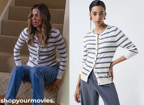Gaslit by My Husband (The Morgan Metzer Story): Morgan’s Striped Cardigan