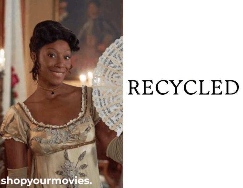 Sense & Sensibility 2024: Lucy’s Cream Dress with Flower