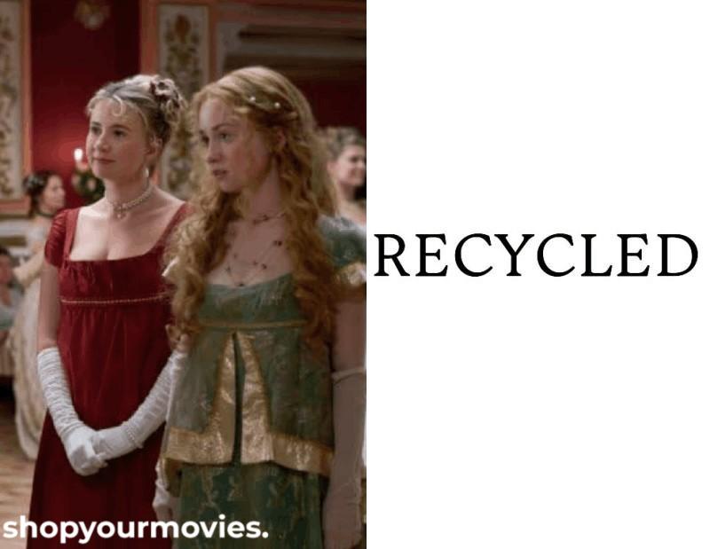 An American in Austen: Lydia’s Green and Gold Dress