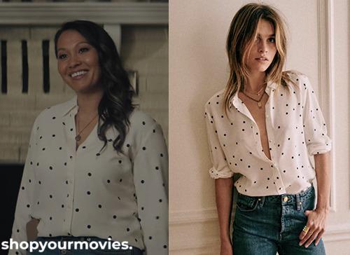 Gaslit by My Husband (The Morgan Metzer Story): Nicole’s Polka Dot Button Up Shirt