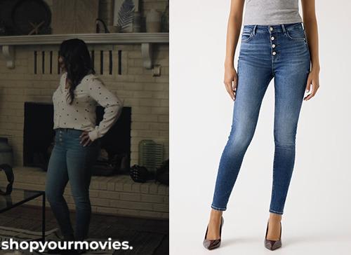 Gaslit by My Husband (The Morgan Metzer Story): Nicole’s Four-Buttons Skinny Jeans