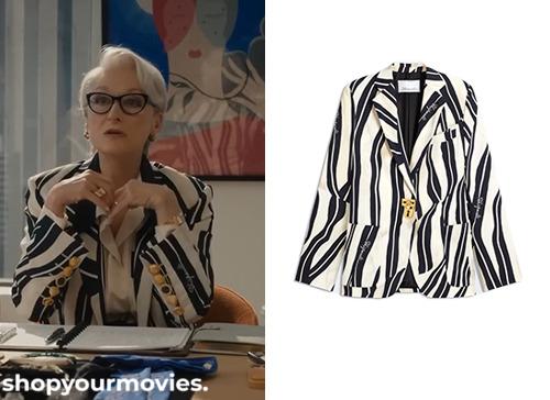 The Devil Wears Prada 2 (2026): Miranda’s Striped Blazer Jacket