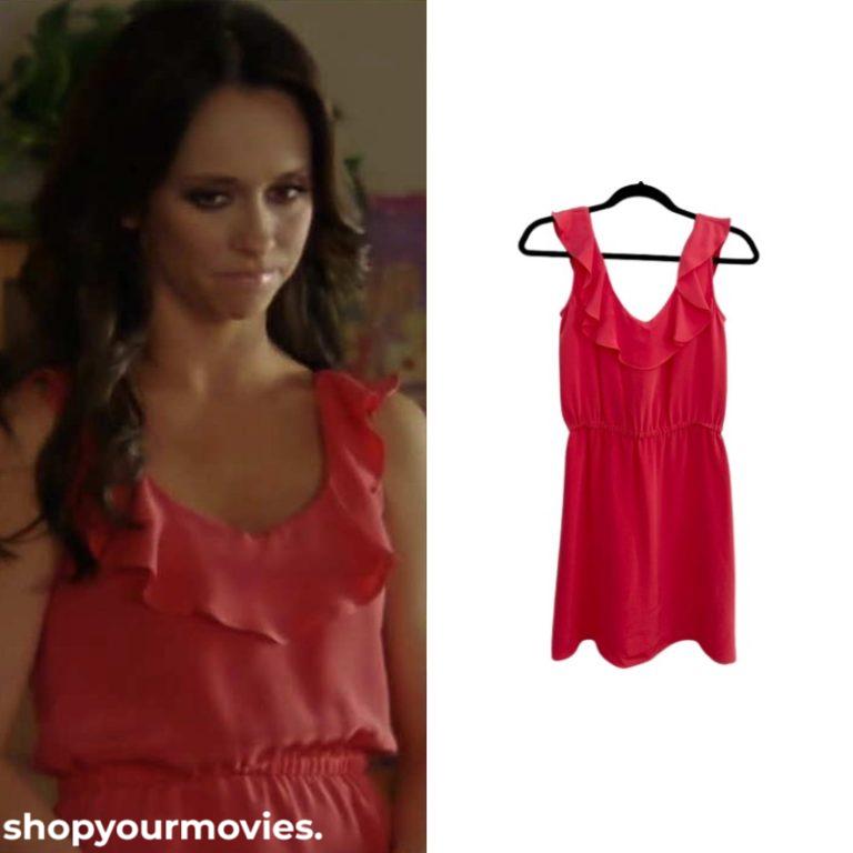 The Client List: Samantha’s Coral Ruffle Dress