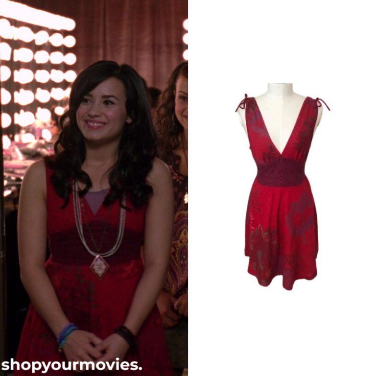 Camp Rock 2 The Final Jam: Mitchie’s Red Floral Dress
