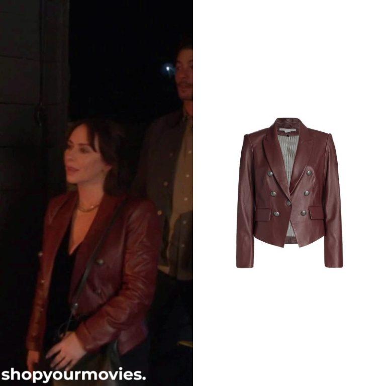The Holiday Junkie: Andie’s Leather Blazer