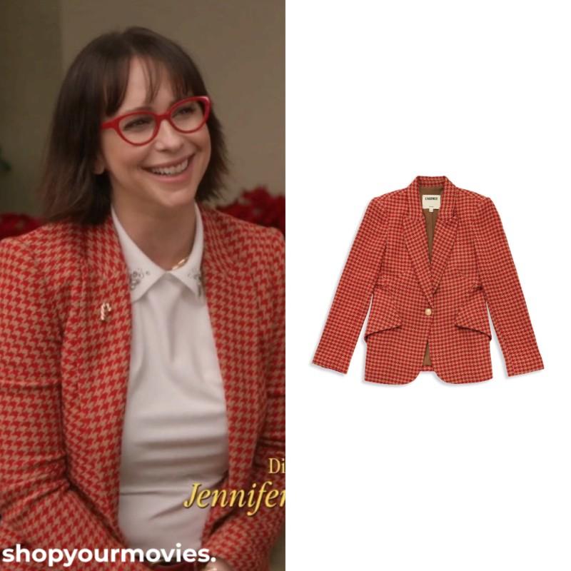 The Holiday Junkie: Andie’s Houndstooth Blazer
