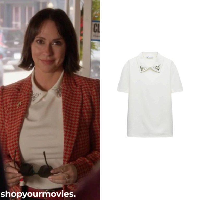 The Holiday Junkie: Andie’s Embellished Collar Top