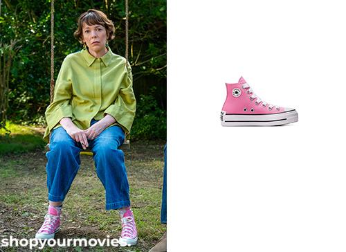 The Roses: Ivy’s Pink High Top Sneakers