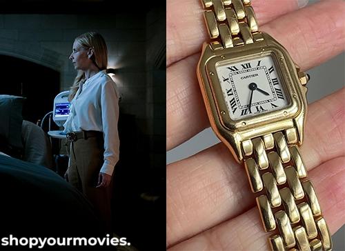 After We Collided: Tessa's Gold Metallic Wrap Dress | Shopyourmovies