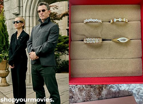 After We Collided: Tessa's Gold Metallic Wrap Dress | Shopyourmovies