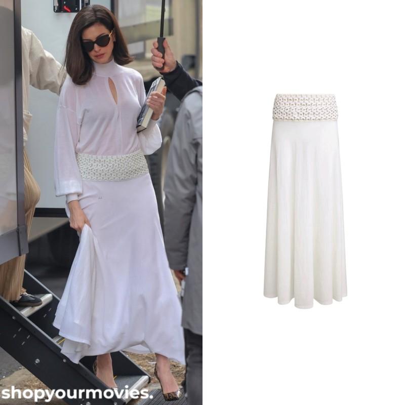Verity: Verity’s White Maxi Skirt