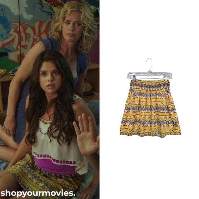 Behaving Badly: Nina’s Yellow Aztec Skirt