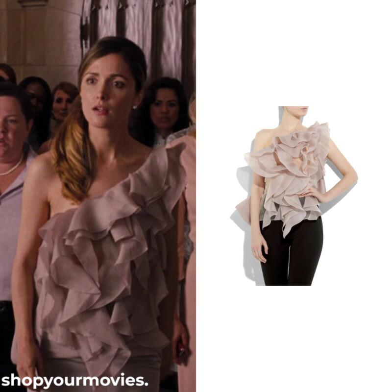 Bridesmaids: Helen’s Ruffle One Shoulder Top