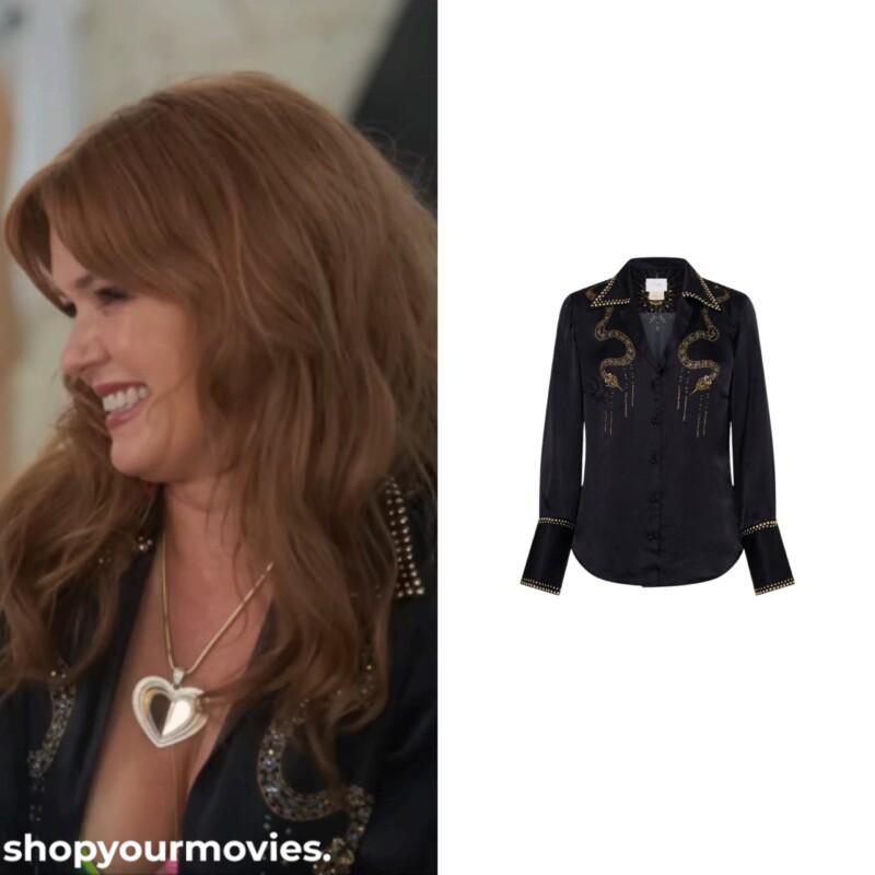 Spa Weekend: Mel’s Snake Blouse Shirt