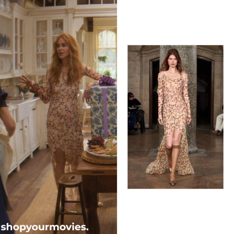Practical Magic 2: Gillian’s Floral Mesh Dress with Shrug