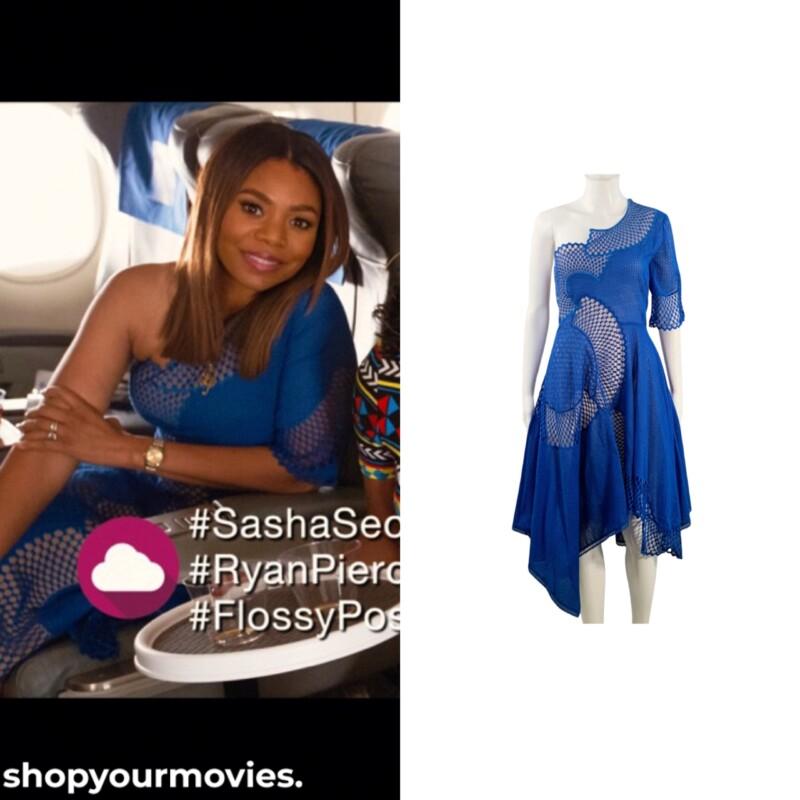 Girls Trip: Ryan’s Blue One Shoulder Dress