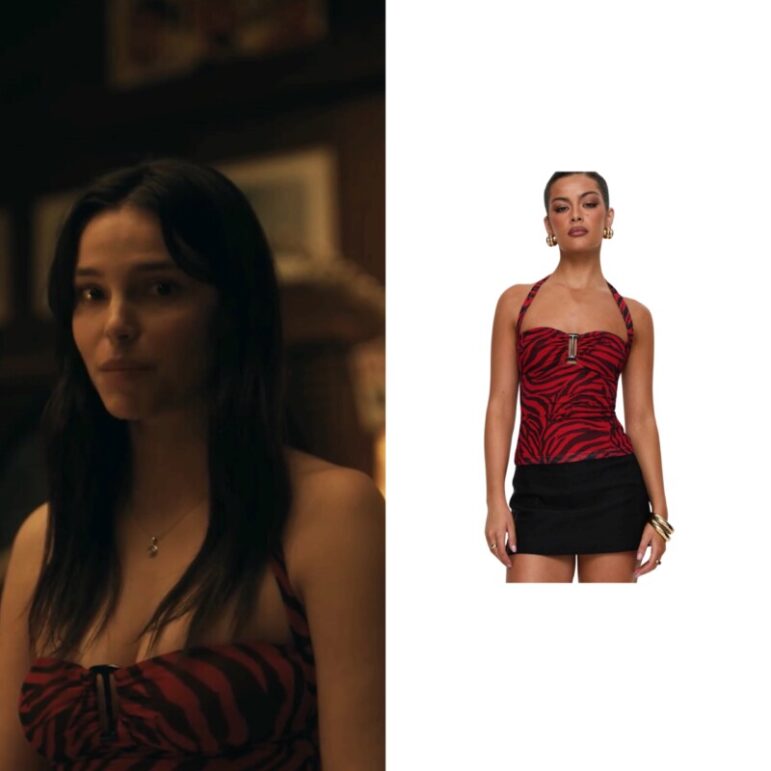 Obsession: Nikki’s Zebra Halter Top | Shopyourmovies