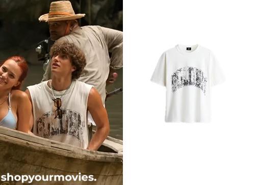 The Devil’s Mouth: Greg’s “Golden” White Muscle Tee