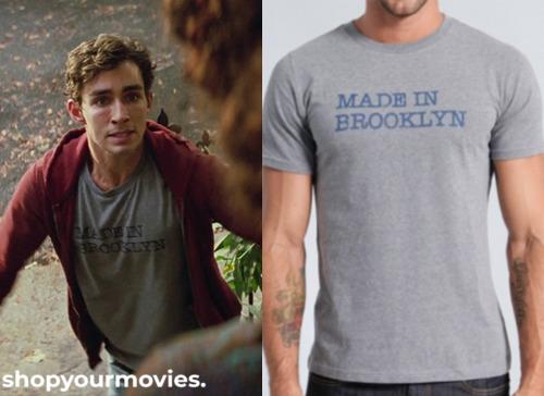 The Mortal Instruments: City of Bones: Simon’s “Made in Brooklyn” Grey Tee