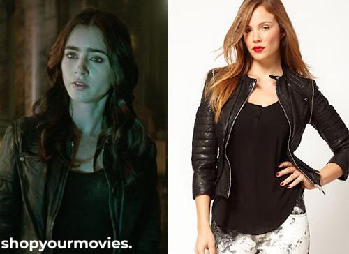 The Mortal Instruments: City of Bones: Clary’s Black Leather Jacket