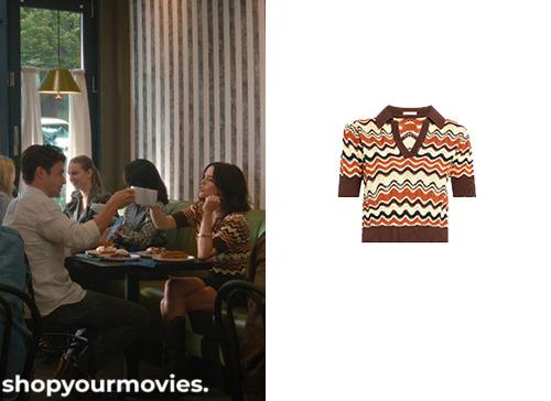 Voicemails for Isabelle: Jill’s Brown Zig Zag Polo