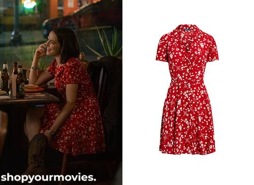 Voicemails for Isabelle: Jill’s Red/White Floral Shirt Dress