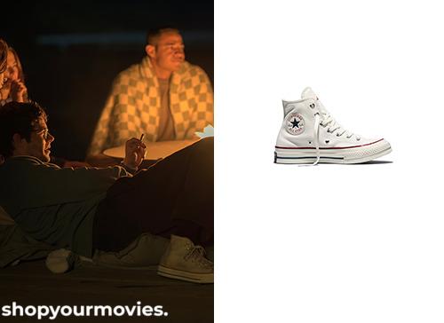 Anniversary: Josh’s Beige High Top Sneakers