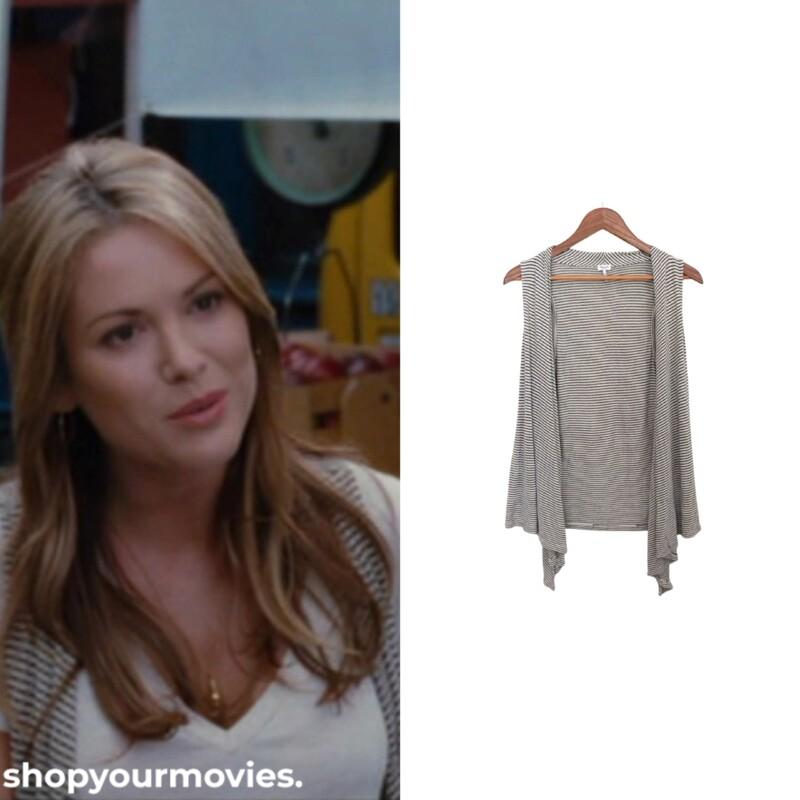 The Back up Plan: Olivia’s Stripe Vest Cardigan