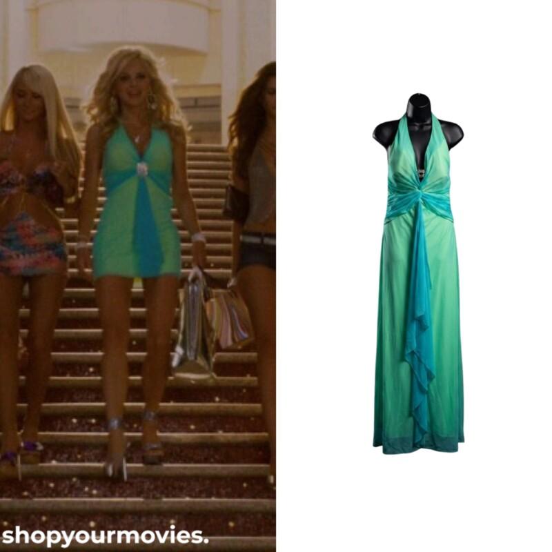 The House Bunny: Shelley’s Green Blueish Dress