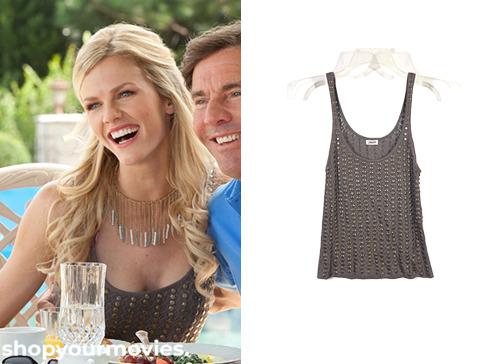 What To Expect When You Are Expecting: Skyler’s Grey Studded Tank Top