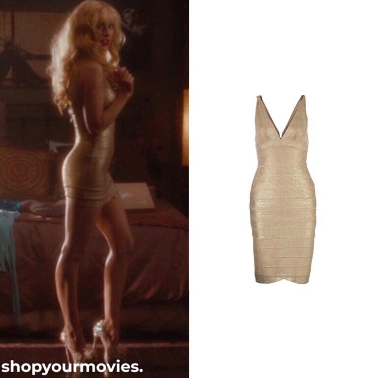Burlesque: Alice’s Gold Bandage Dress