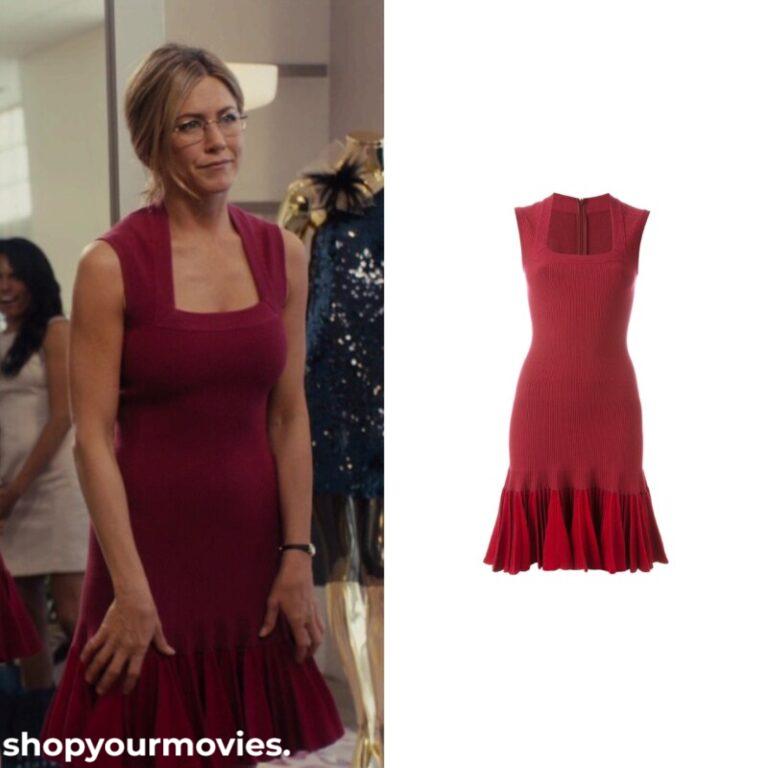 Just Go With It: Katherine’s Red Pleated Dress