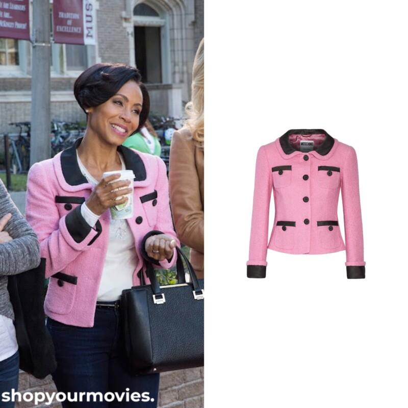 Bad Moms: Stacy’s Pink Button Jacket