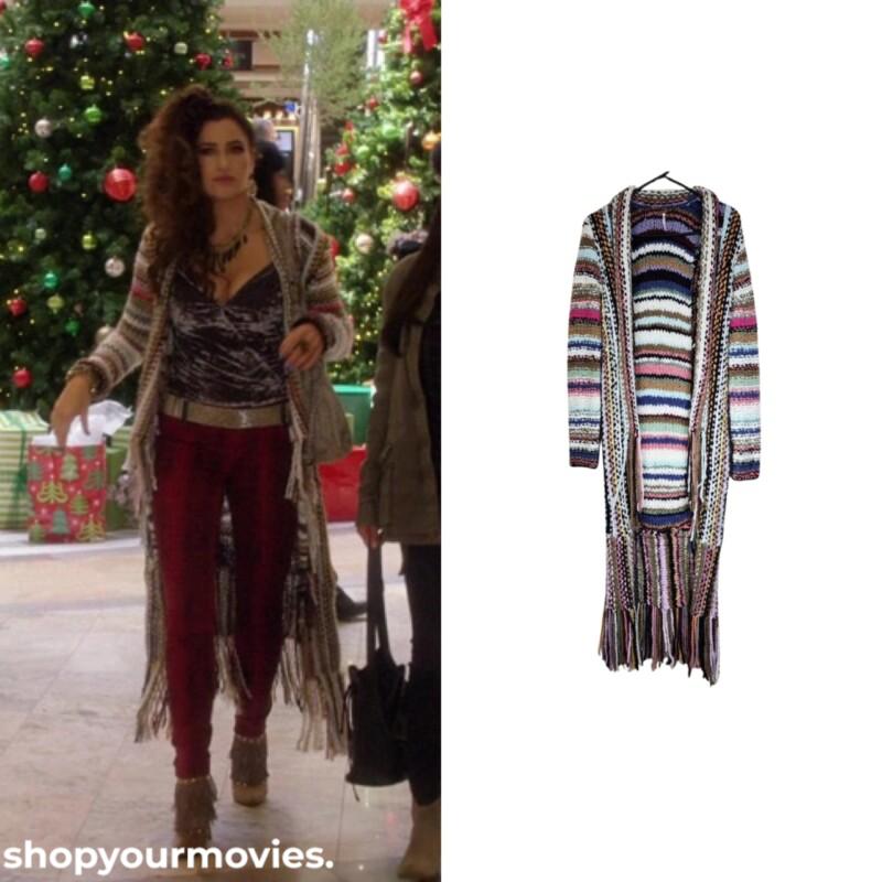 A Bad Moms Christmas: Carla’s Multi Color Maxi Cardigan