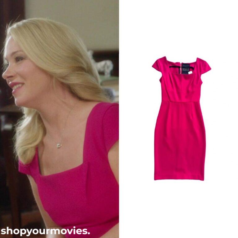 Bad Moms: Gwendolyn’s Pink Sheath Dress