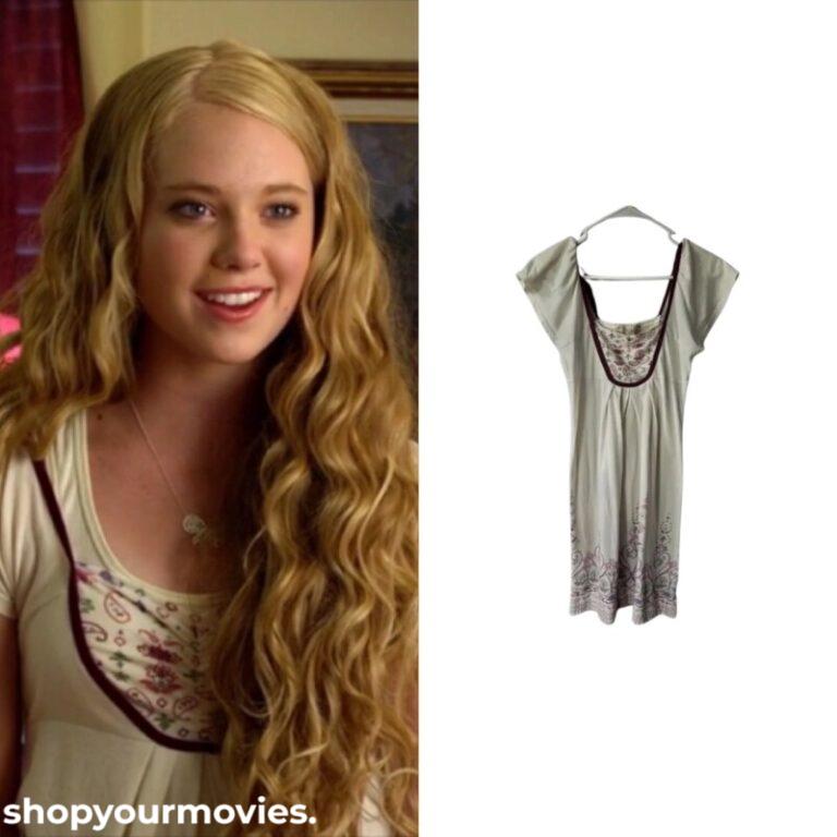 You’re So Cupid: Emma’s White Pattern Trim Dress