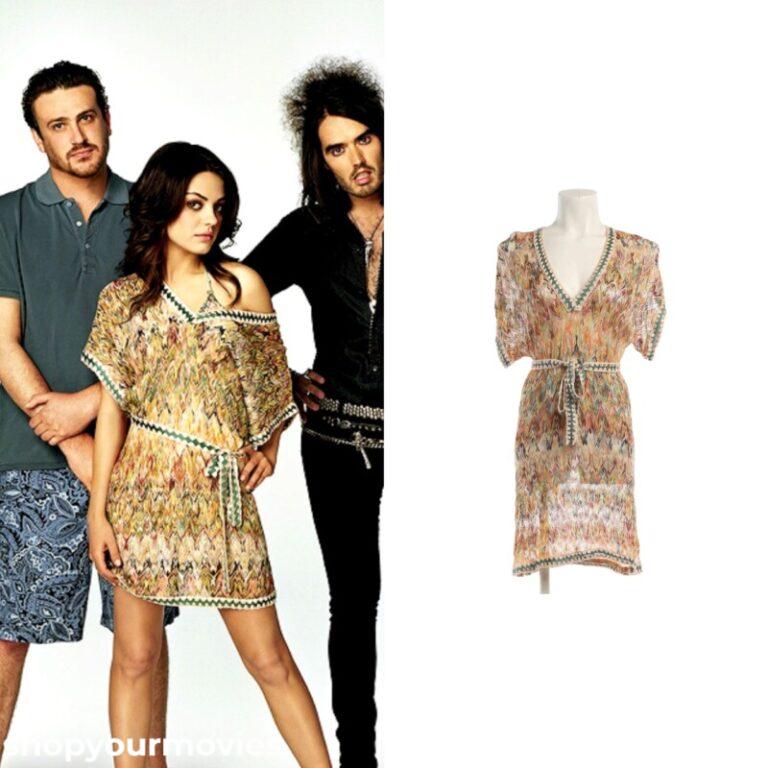 Forgetting Sarah Marshall: Rachel’s Zigzag V Neck Dress
