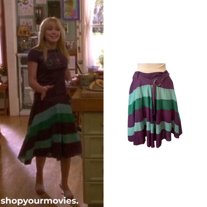 Cheaper By The Dozen: Lorraine’s Stripes Skirt
