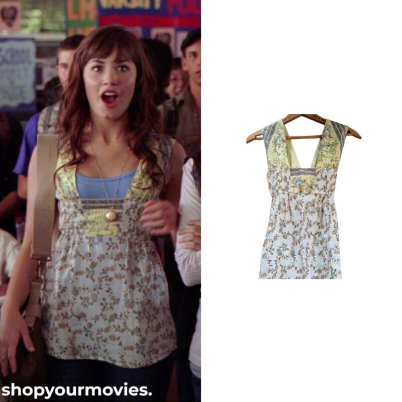 The Princess Protection Program: Rosalinda’s Floral Square Cut Tank Blouse