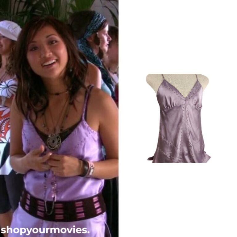 Wendy Wu Homecoming Warrior: Wendy’s Purple Studs Silk Tank Top