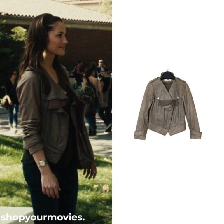 The Roommate: Sara’s Ruffle Leather Jacket