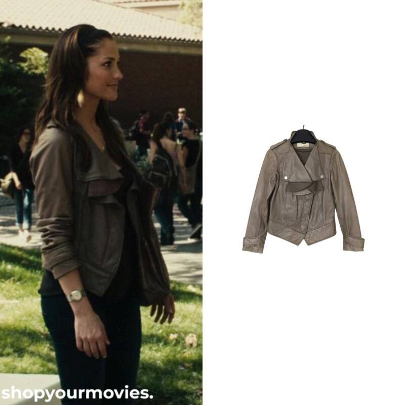 The Roommate: Sara’s Ruffle Leather Jacket