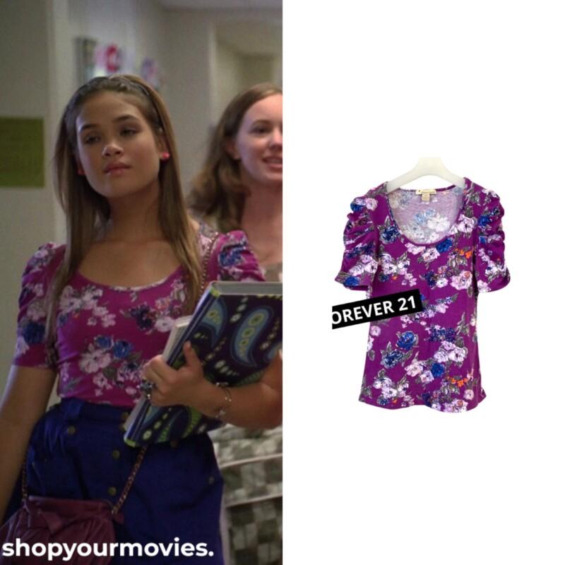 Mean Girls 2: Hope’s Floral Short Sleeve Top