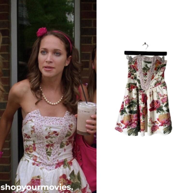 Mean Girls 2: Mandi’s Roses Strapless Dress